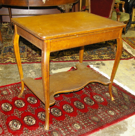 Appraisal: American Late Victorian Bird's-Eye Maple Writing Table first quarter th