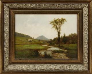 Appraisal: Daniel Folger Bigelow - American Pastoral Landscape with Cows late