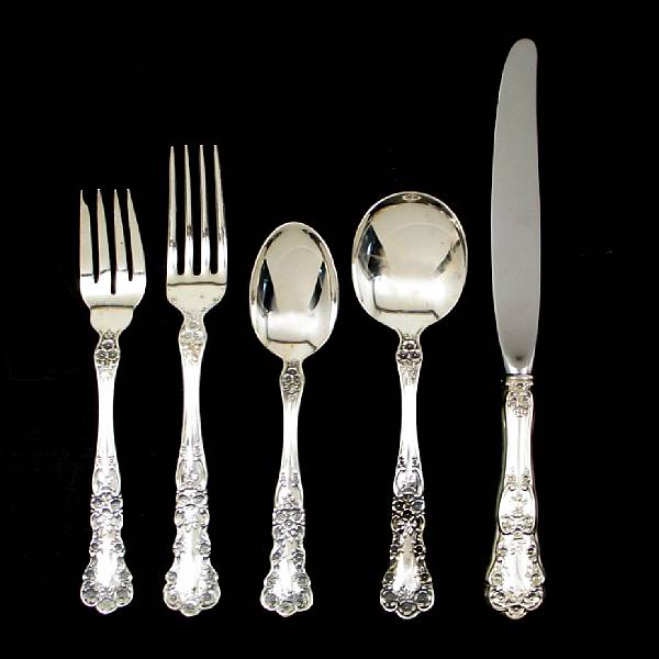 Appraisal: A sterling flatware setGorham Mfg Co Providence RIButtercup Comprising -