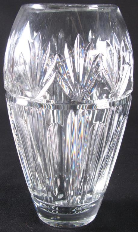 Appraisal: Waterford Crystal 'Bantry' Vase signed by master cutter Michael Vereker