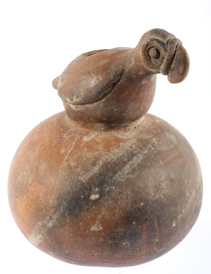 Appraisal: Mississippian Culture Period Figural Bird Pottery This lot offers you