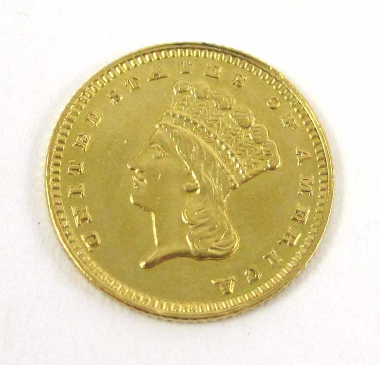 Appraisal: U S GOLD COIN Indian Princess large head variety type