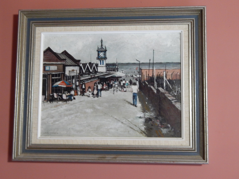 Appraisal: Peter Brannan - Station Approach oil on board signed dated