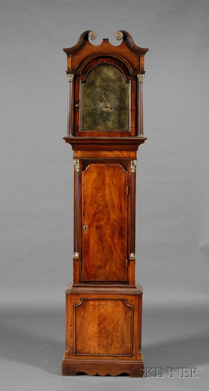 Appraisal: Scottish Georgian Mahogany Long Case Clock last quarter th century