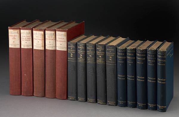 Appraisal: Bindings Cloth volumes incl Makers of American History volumes of