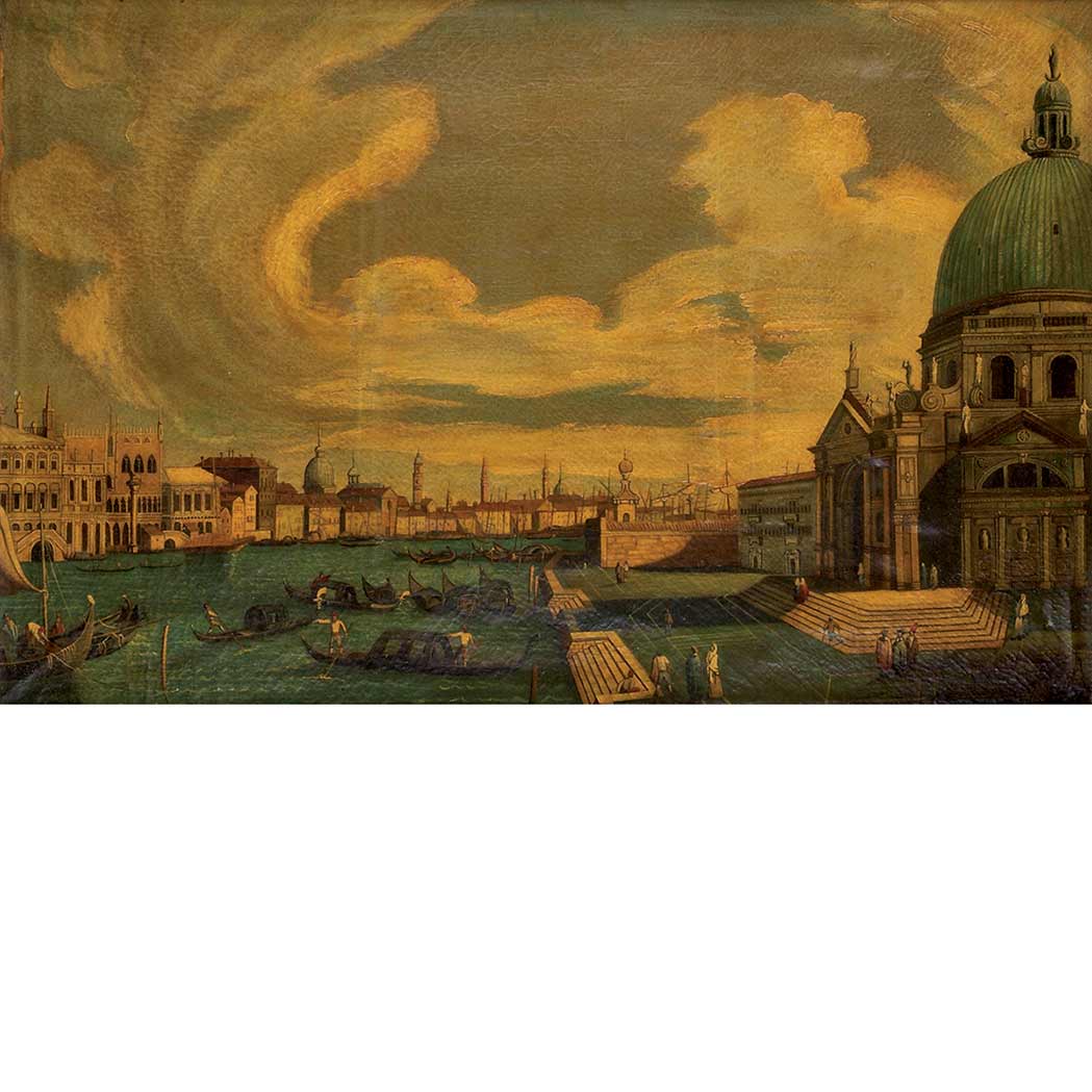 Appraisal: Italian School th th Century View of Venice Signed Paolo