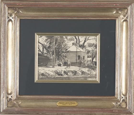 Appraisal: Guardhouse New Hope Bridge pencil x SLR L R Artist