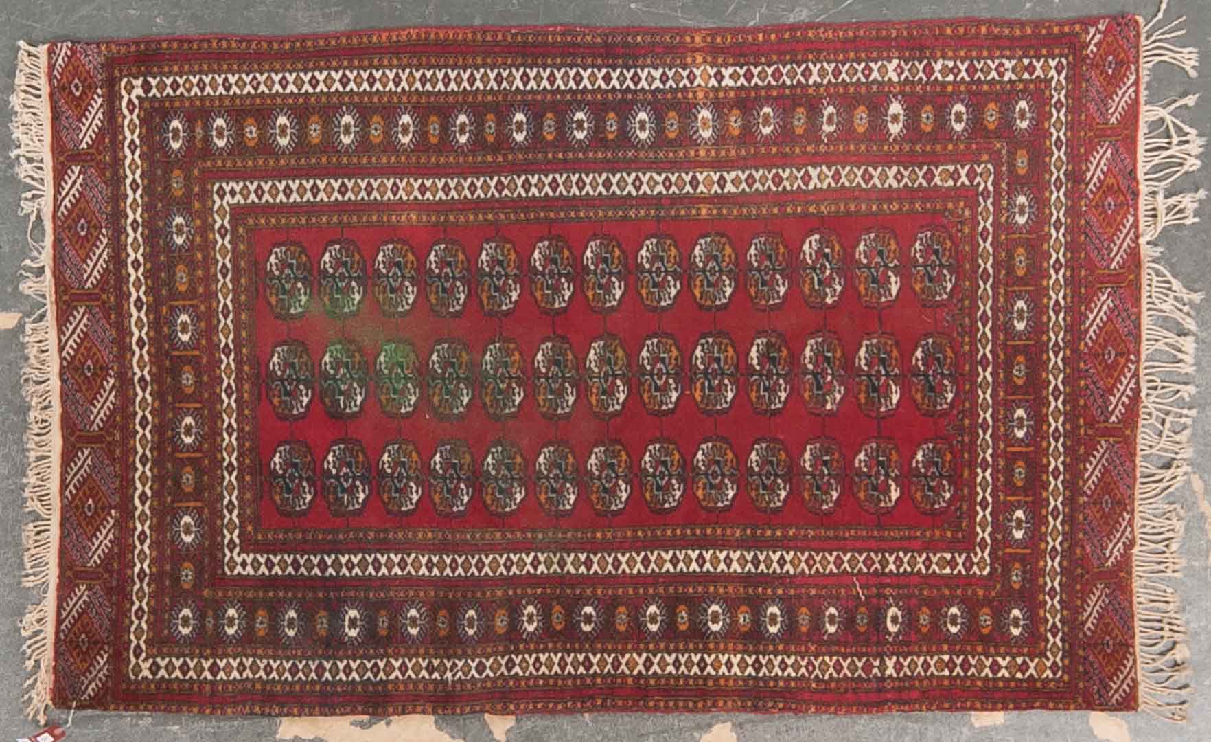 Appraisal: Pakistani Bohkara rug approx x Pakistan circa