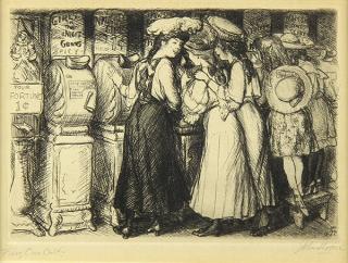 Appraisal: Print John French Sloan John French Sloan American - Fun