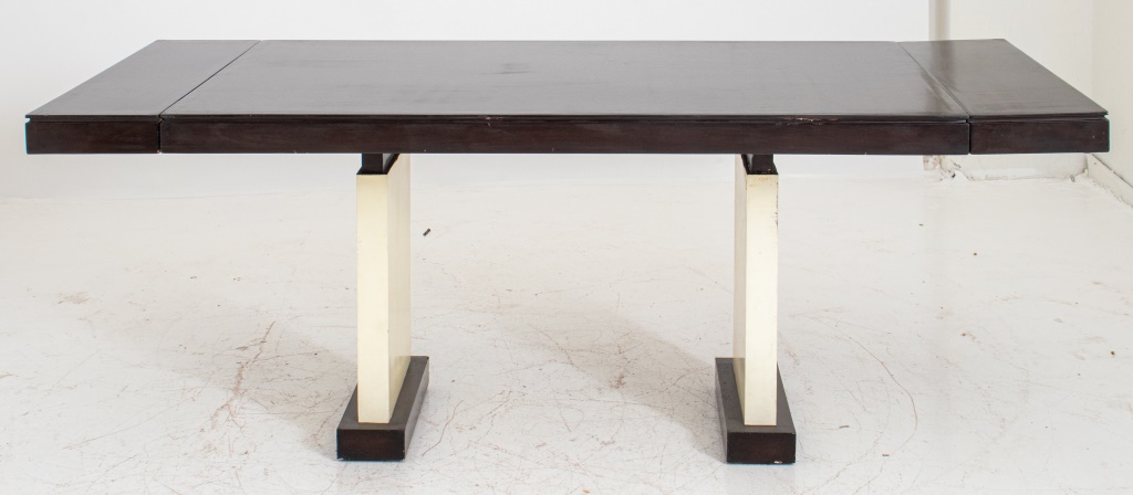 Appraisal: ART DECO STYLE DINING TABLE BY GARRISON ROUSSEAU Garrison Rousseau