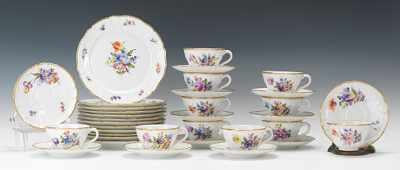 Appraisal: A Partial Dessert Service by Nymphenburg German porcelain partial service