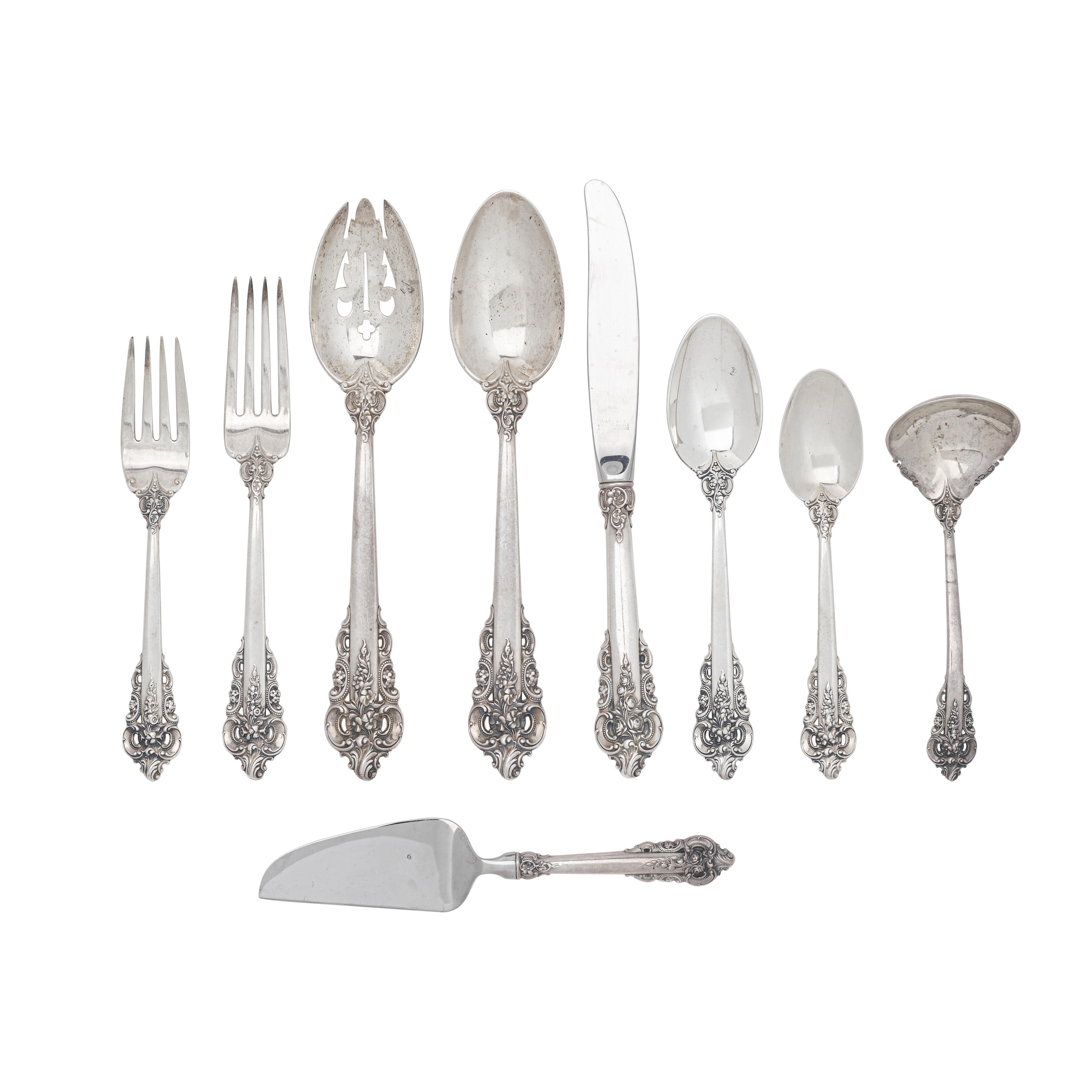 Appraisal: AN AMERICAN STERLING SILVER FLATWARE SERVICE FOR FOURTEEN BY WALLACE