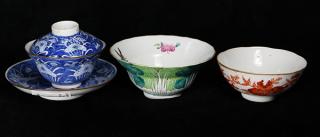 Appraisal: Group of Chinese Porcelain Items lot of Chinese enamel porcelain