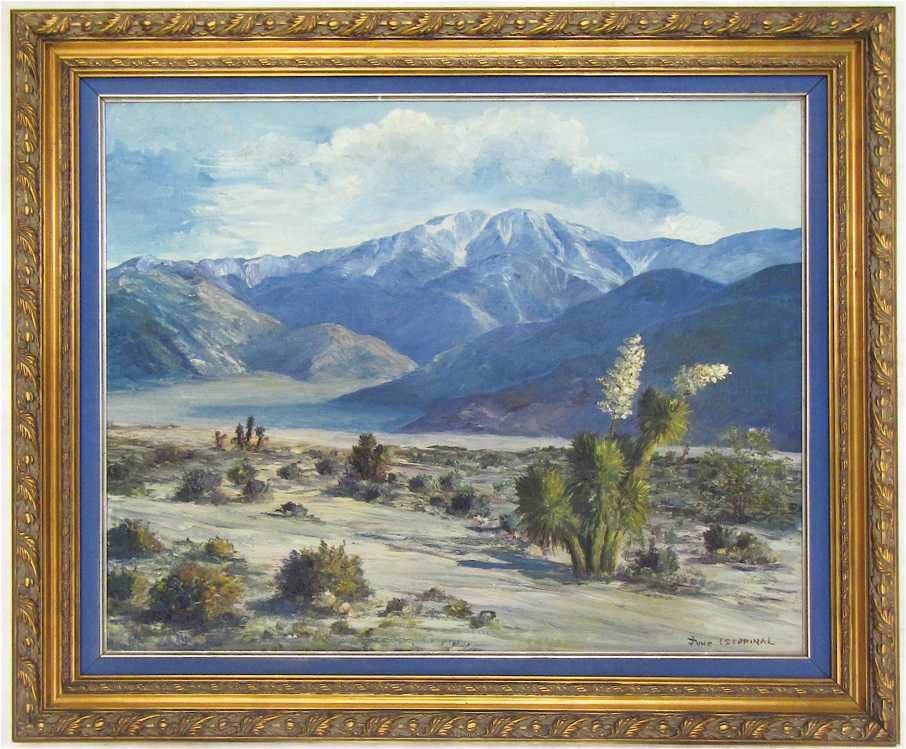 Appraisal: JUNE ESTOPINOL OIL ON CANVAS BOARD California th century California