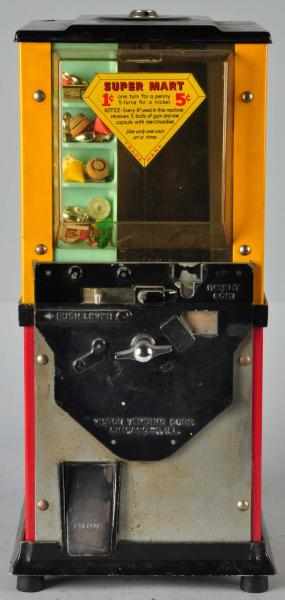 Appraisal: Supermart Novelty Toy Dispenser Description Working Manufactured by Victor Mfg