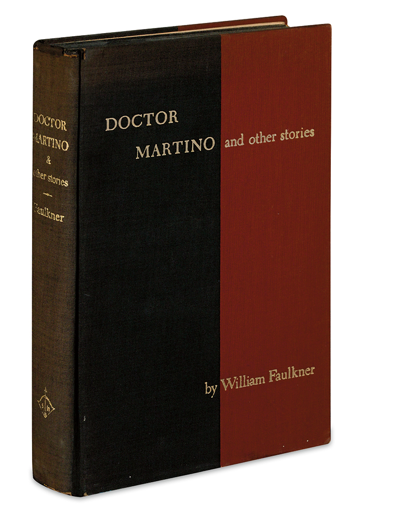 Appraisal: FAULKNER WILLIAM Doctor Martino and Other Stories vo publisher's gilt-lettered