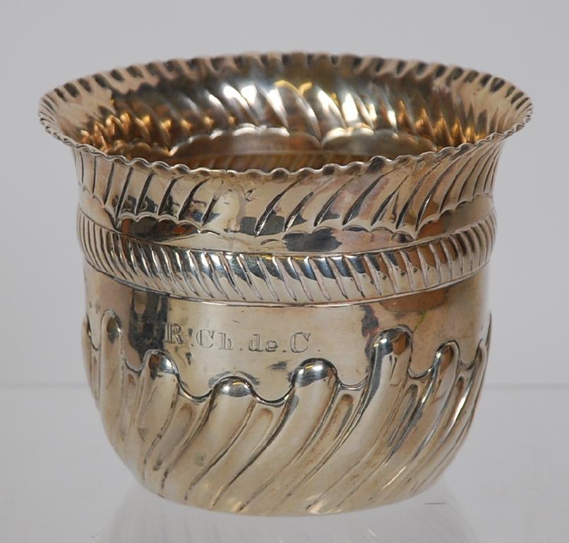 Appraisal: LATE VICTORIAN SILVER CACHE POT by Mappin and Webb in