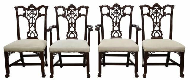 Appraisal: lot of George III style chairs Emma from the Thomas