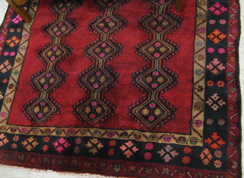 Appraisal: PERSIAN LURESTAN CARPET a nomadic tribal carpet of Western Iran