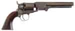 Appraisal: ENGRAVED COLT MODEL POCKET REVOLVER SN E Matching numbers including