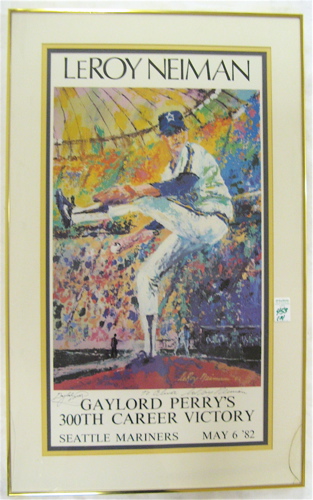 Appraisal: TWO COLOR POSTERS BY LEROY NEIMAN the first recording the