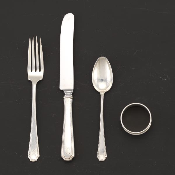 Appraisal: TOWLE STERLING SILVER FLATWARE BEACON HILL PATTERN Totaling pieces including