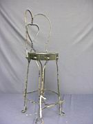 Appraisal: DOLL CHAIR This doll chair is inches tall and inches