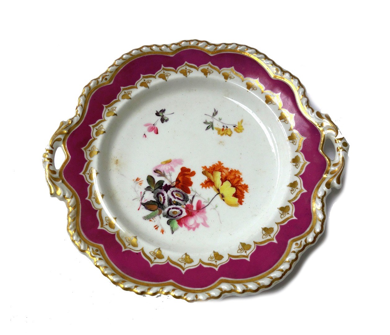 Appraisal: A Ridgway porcelain part dessert service circa painted with groups