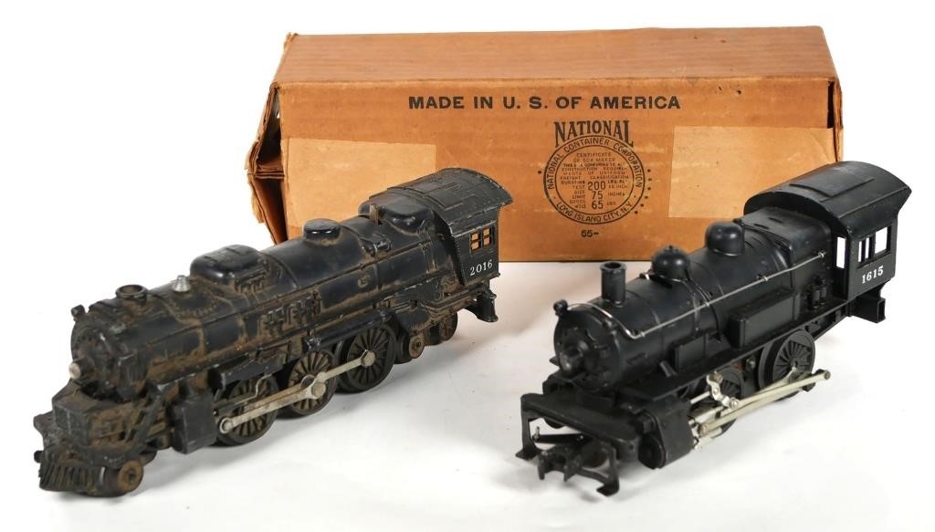 Appraisal: LIONEL GAUGE STEAM LOCOMOTIVES Two Lionel Locomotive Steam engine Engines