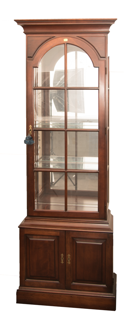 Appraisal: Mahogany display cabinet