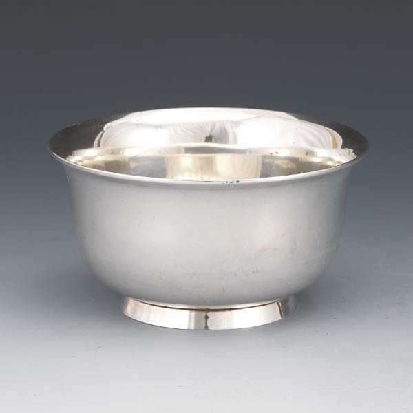 Appraisal: TIFFANY CO STERLING SILVER BOWL REPRODUCTION OF ORIGINAL MADE IN