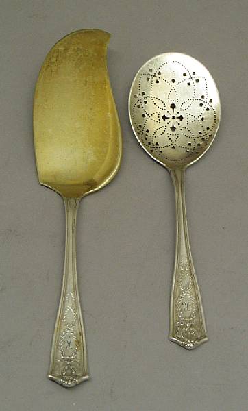 Appraisal: A sterling group of two flatware serving piecesTiffany amp Co