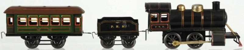 Appraisal: Tin Litho KBN Wind-Up Passenger Train Set German Pre-war Working