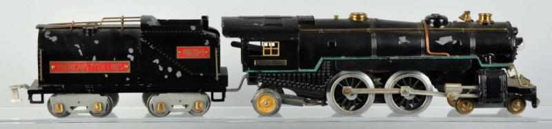 Appraisal: American Flyer Steam Locomotive Tender Standard gauge Includes no tender