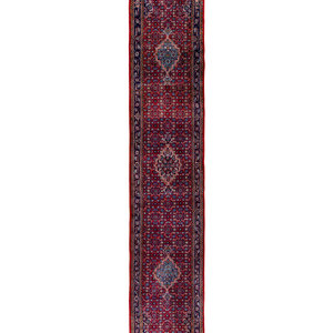 Appraisal: A Hereke Wool Runner Second Half th Century feet inches