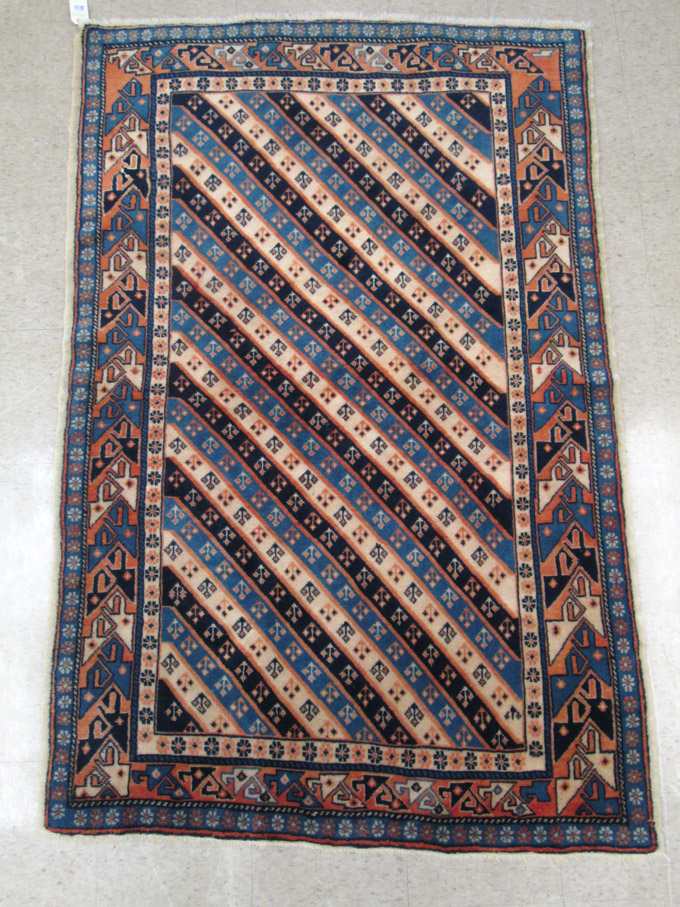 Appraisal: HAND KNOTTED ARMENIAN YEREVAN AREA RUG Caucasian design of repeating