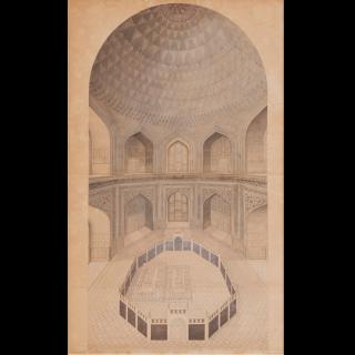 Appraisal: Agra School Taj Mahal painting Agra School th c Company