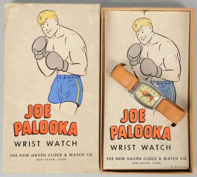 Appraisal: Joe Palooka Character Wrist Watch Circa Made by New Haven