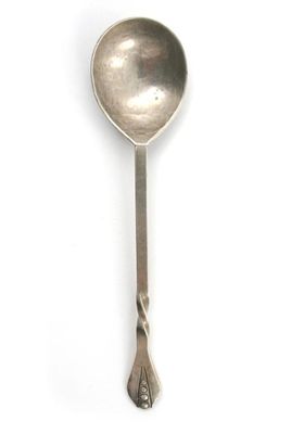 Appraisal: A Keswick School of Industrial Arts silver spoon simple hammered