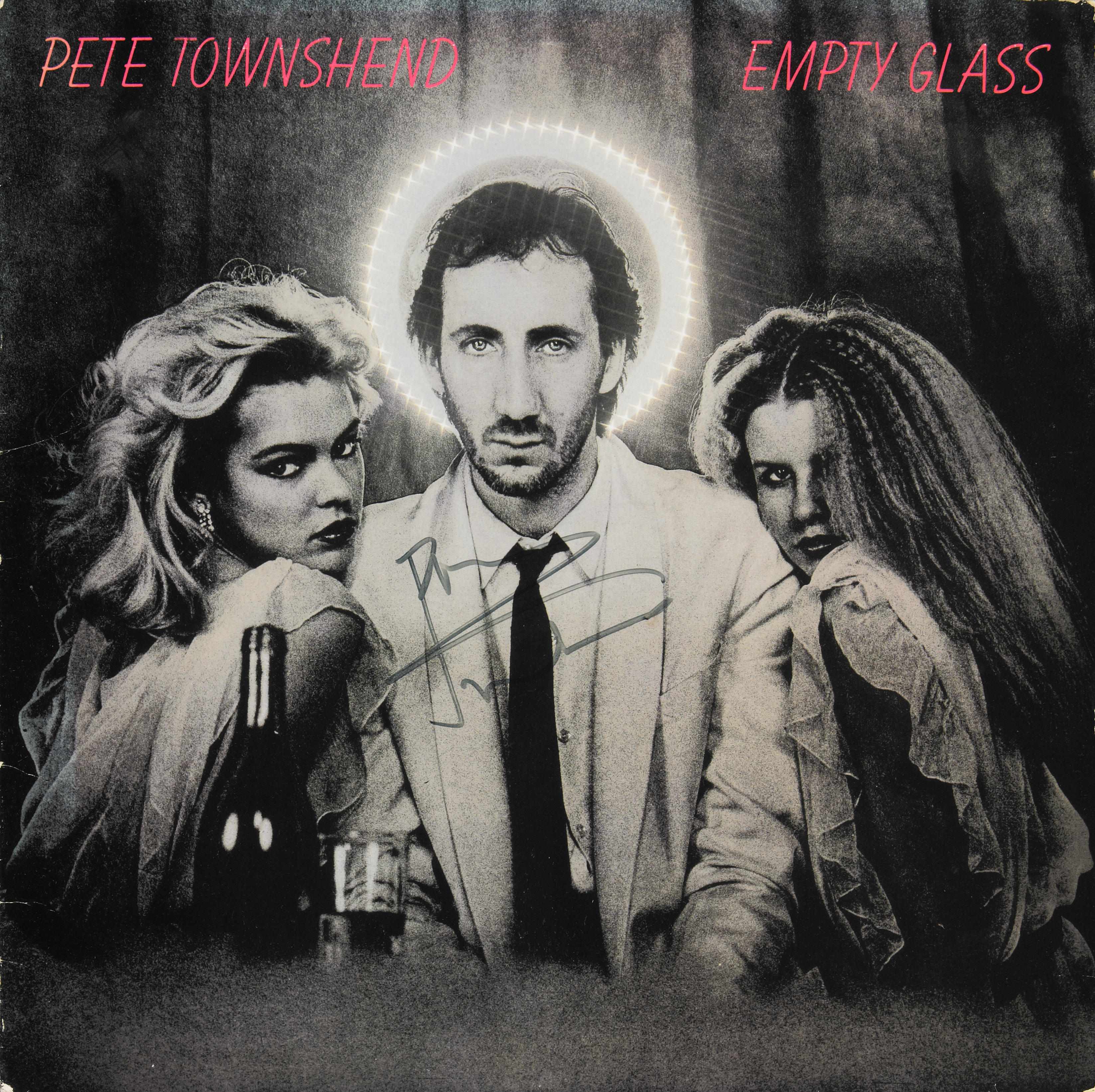 Appraisal: Pete Townsend's Empty Glass signed Released in signed on the