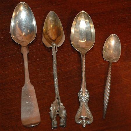 Appraisal: Group of Sterling Continental and Silver Plated Flatware Estimate -