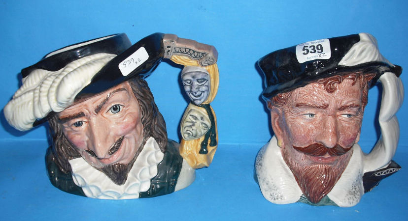 Appraisal: Royal Doulton Large Character jugs Sir Francis Drake D and