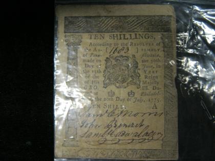 Appraisal: Two shilling Continental noteshall and sellers