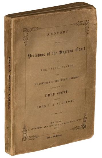 Appraisal: SLAVERY - HOWARD Benjamin C A report of the decisions