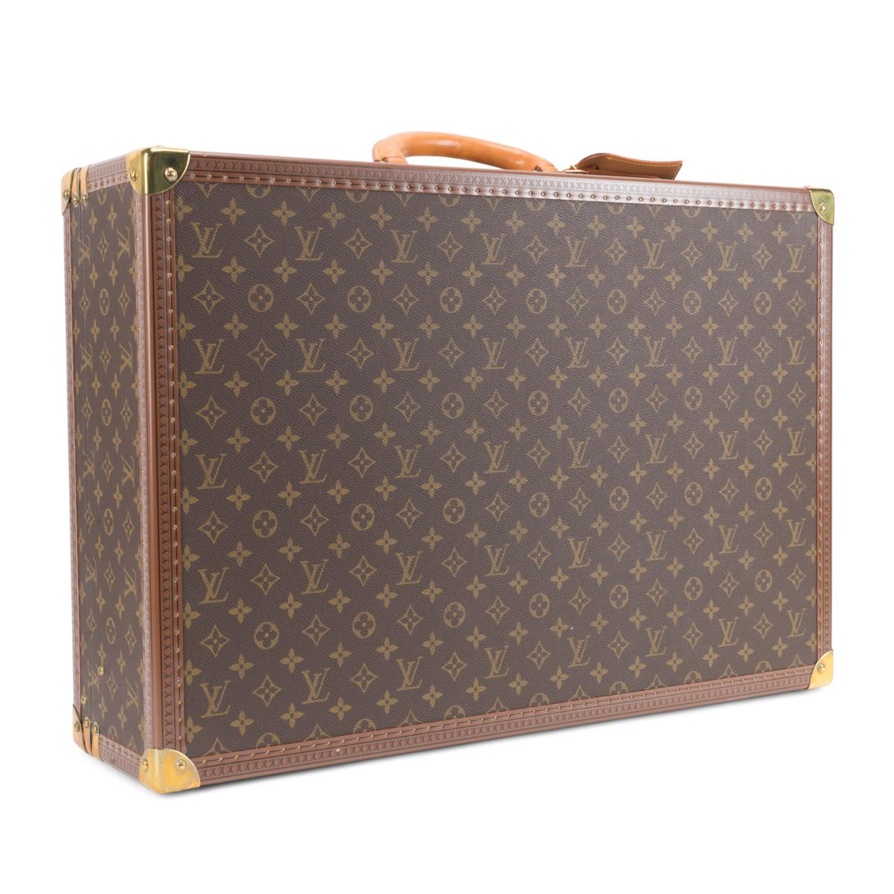 Appraisal: VINTAGE LOUIS VUITTON 'ALZER' COLLECTION SUITCASE Vintage Louis Vuitton 'Alzer'