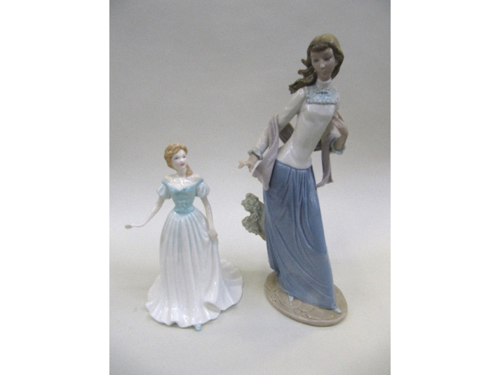 Appraisal: Royal Doulton figure 'Anna' HN and a Nao figure of