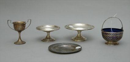 Appraisal: Misc Group of Sterling Table Articles