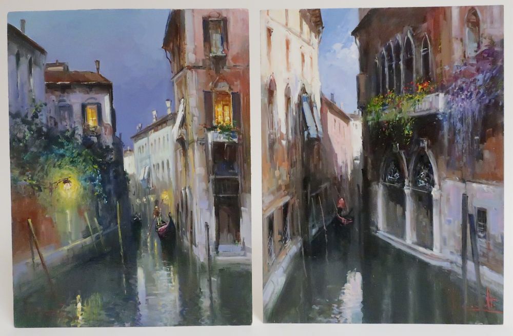 Appraisal: Claudio Simonetti th C Venetian Canal Claudio Simonetti Italian th