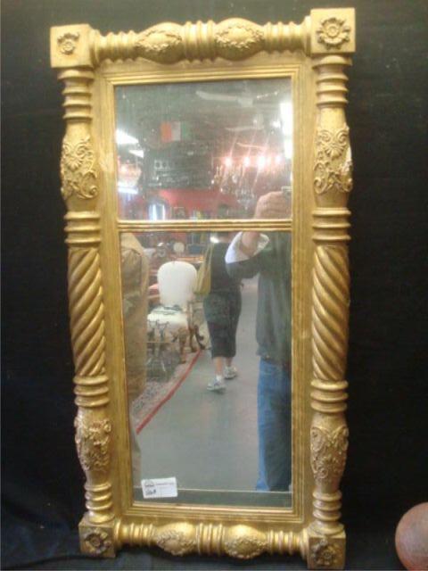 Appraisal: Sheraton Giltwood Mirror Dimensions x high