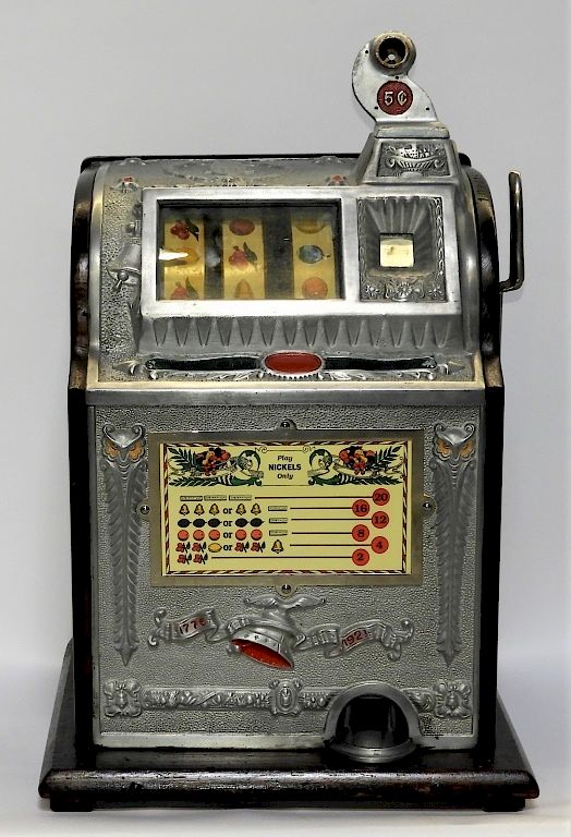 Appraisal: Mills Cent Operators Bell Owl Front Slot Machine United States